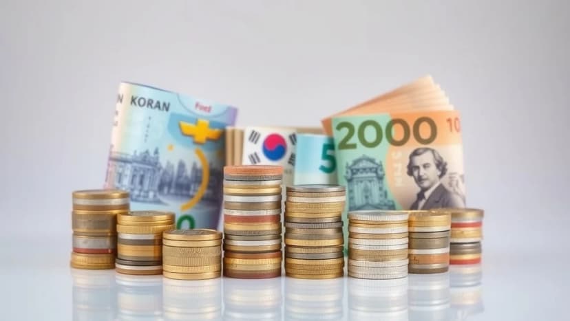 Vad är 45 miljarder won i svenska kronor