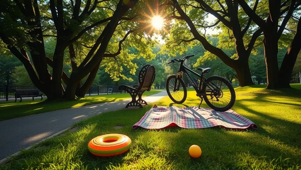 En dag i parken är vägen till lycka