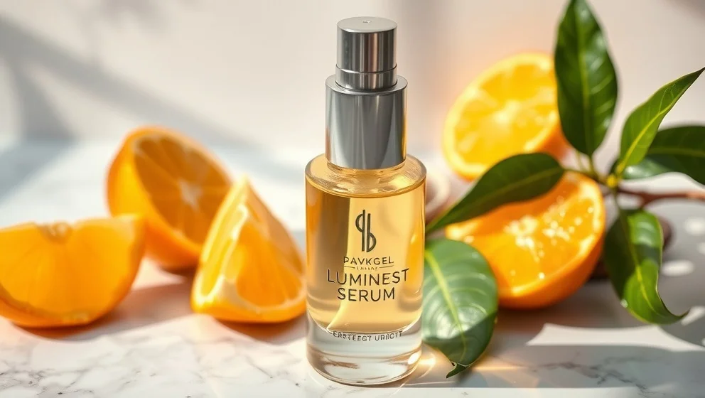 Mörka fläckar försvinner med glow serum