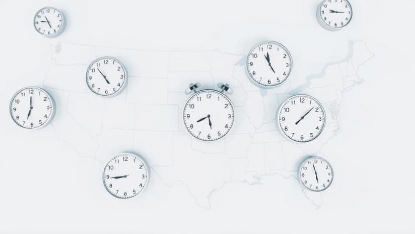 Hur mycket är klockan i USA just nu