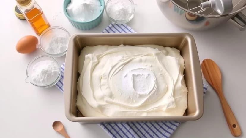 Fredriks fika marängtårta i långpanna