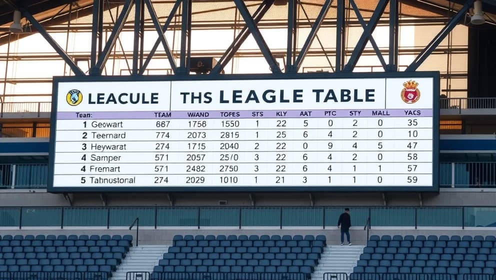 Poängställning Brighton & Hove Albion FC