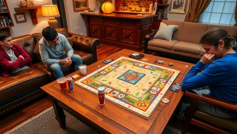 Roliga kvällar hemma med vänner och familj